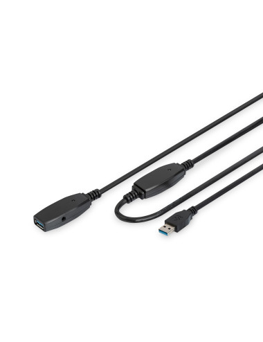 Digitus USB Extension cable DA-73105 10 m, Black