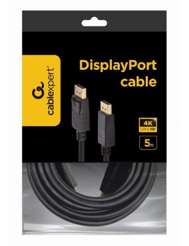 Gembird DisplayPort cable, 4K CC-DP2-5M Black, 5 m