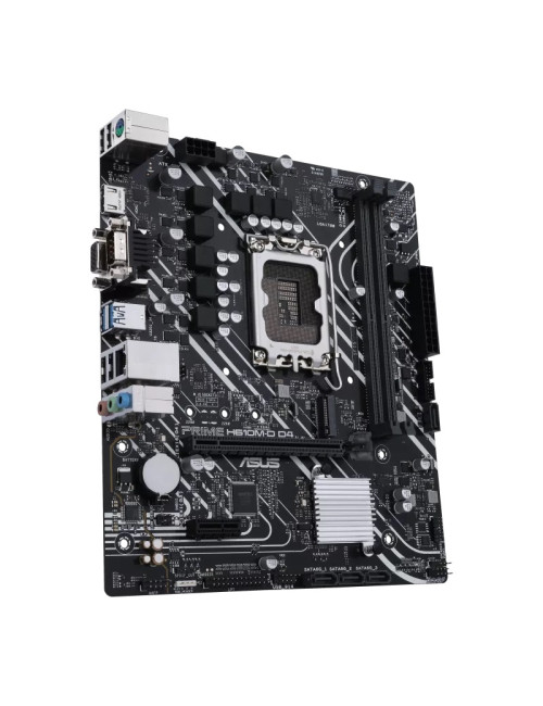 Asus PRIME H610M-D D4 Processor family Intel, Processor socket LGA1700, DDR4 DIMM, Memory slots 2, Supported hard disk drive int