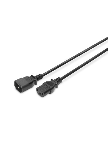 Digitus Power Cord extension cable C13 - C14, AK-440201-018-S 1.8 m, Black