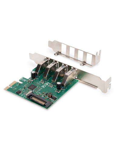 Digitus USB 3.0, 4 Port, PCI Express Add-On card 4 Ports A/F External, VL805 chipset DS-30221-1