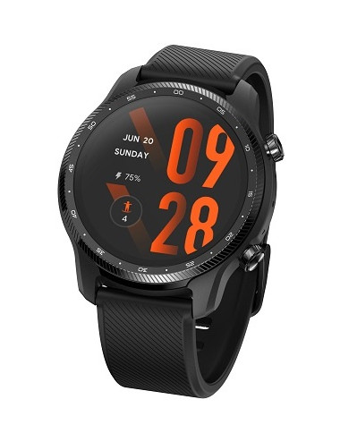TicWatch Pro 3 Ultra GPS 3.56 cm (1.4"), Smart watch, NFC, GPS (satellite), AMOLED + FSTN, Heart rate monitor, Bluetooth, 1 GB, 