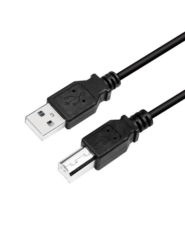 Logilink USB cable USB 2.0 A to B 2x male CU0009B 5 m, USB-A male, USB-B male