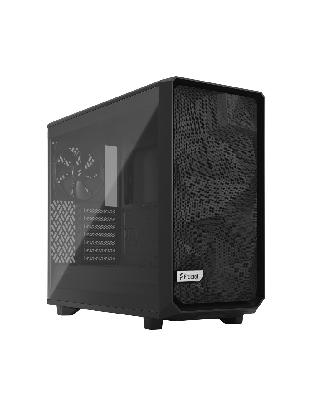 Fractal Design Meshify 2 Lite TG Light Tint Black, E-ATX, Power supply included No