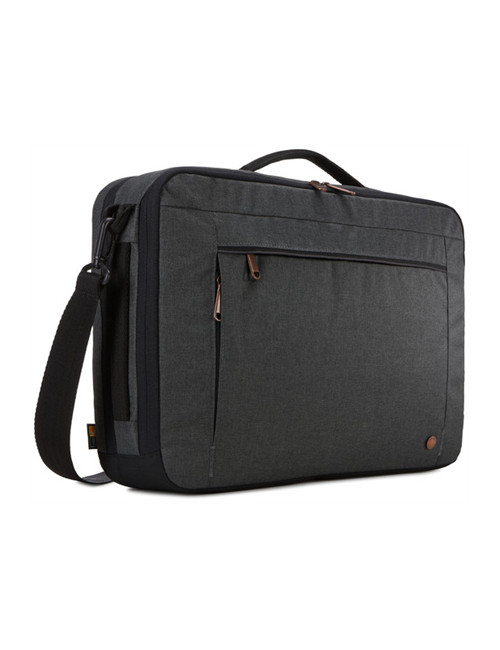 Case Logic Era Hybrid Briefcase Fits up to size 15.6 ", Obsidian, Shoulder strap, Messenger - Briefcase/Backpack