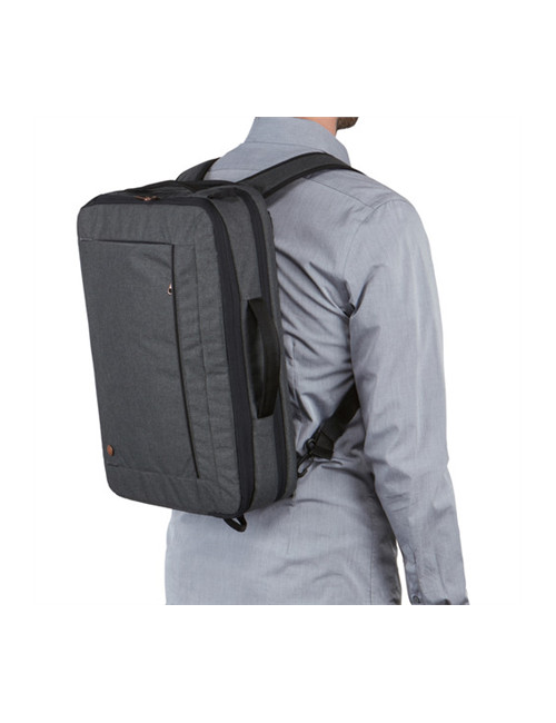Case Logic Era Hybrid Briefcase Fits up to size 15.6 ", Obsidian, Shoulder strap, Messenger - Briefcase/Backpack