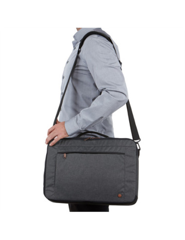 Case Logic Era Hybrid Briefcase Fits up to size 15.6 ", Obsidian, Shoulder strap, Messenger - Briefcase/Backpack