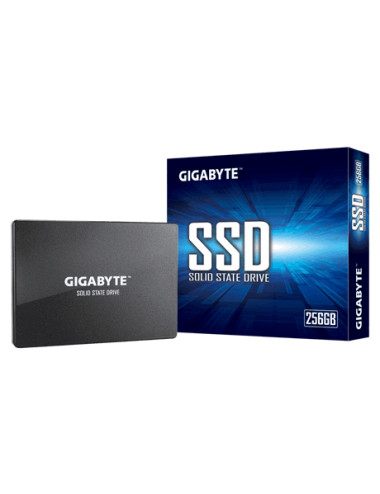 Gigabyte GP-GSTFS31256GTND 256 GB, SSD interface SATA, Write speed 500 MB/s, Read speed 520 MB/s