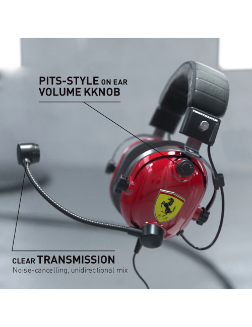 Thrustmaster Gaming Headset DTS T Racing Scuderia Ferrari Edition