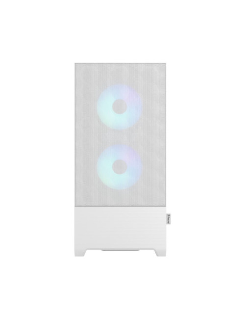 Fractal Design Pop Air RGB White TG Clear Tint, ATX, mATX, Mini ITX, Power supply included No