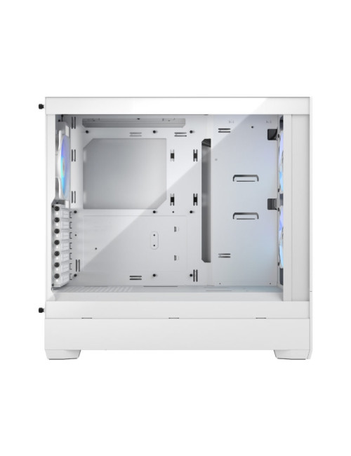 Fractal Design Pop Air RGB White TG Clear Tint, ATX, mATX, Mini ITX, Power supply included No