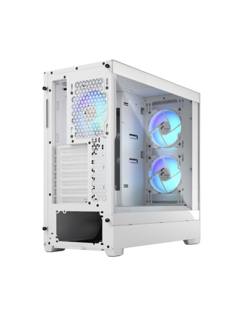 Fractal Design Pop Air RGB White TG Clear Tint, ATX, mATX, Mini ITX, Power supply included No