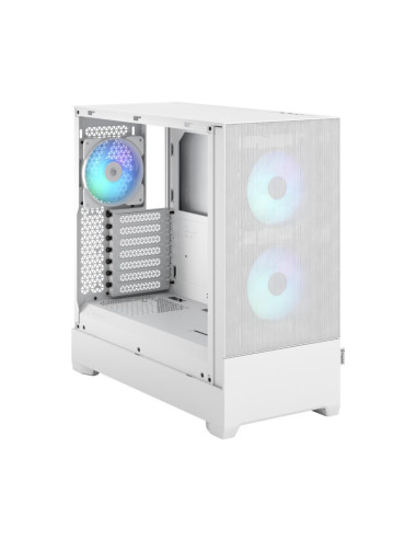 Fractal Design Pop Air RGB White TG Clear Tint, ATX, mATX, Mini ITX, Power supply included No