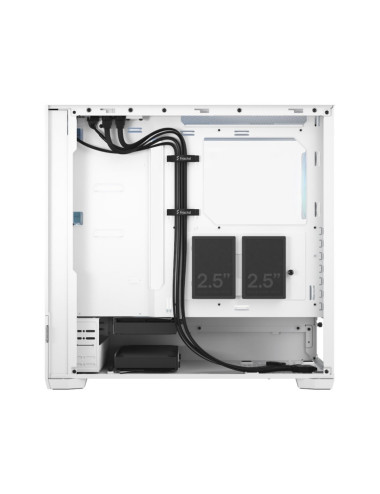 Fractal Design Pop Air RGB White TG Clear Tint, ATX, mATX, Mini ITX, Power supply included No