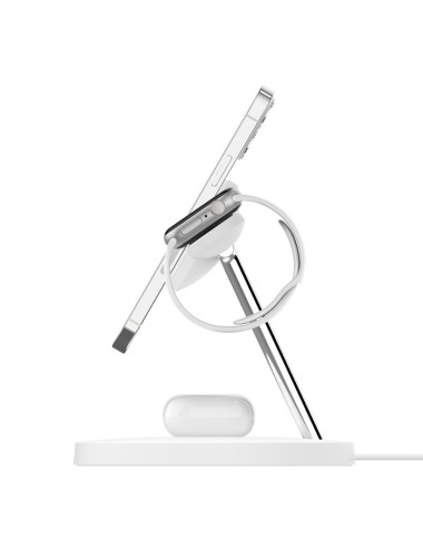 Belkin Pro MagSafe 3in1 Wireless Charging Stand + AC Power Adapter BOOST CHARGE White, 15 W