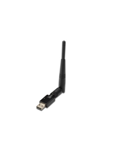 Digitus Wireless 300N USB 2.0 adapter, 300Mbps Realtek 8192 2T/2R, external Antenna, with WPS 300 Mbit/s