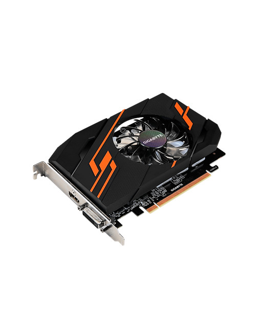 Gigabyte NVIDIA, 2 GB, GeForce GT 1030, GDDR5, PCI Express 3.0, Cooling type Active, Processor frequency 1265 MHz, DVI-D ports q