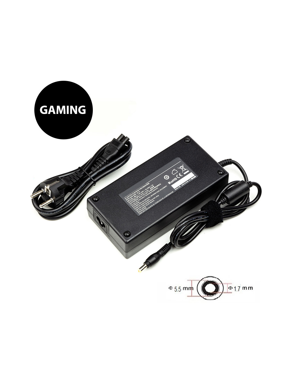 Laptop Power Adapter ACER 180W: 19.5V, 9.23A