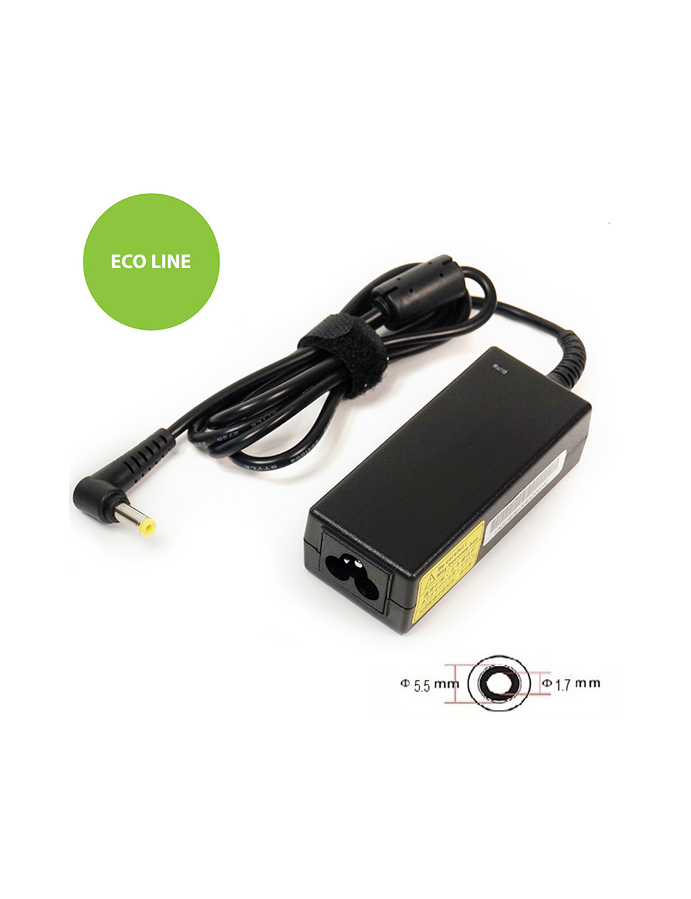 Laptop Power Adapter ACER 40W: 19V, 2.15A