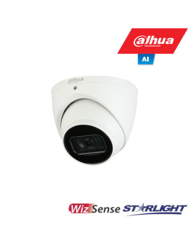 IP kamera HDW3841EM-AS 8MP, IR pašvietimas iki 30m, 2.8mm 108 , SMD, IVS, AI