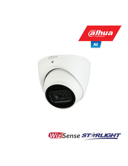 IP kamera HDW3841EM-AS 8MP, IR pašvietimas iki 30m, 2.8mm 108 , SMD, IVS, AI