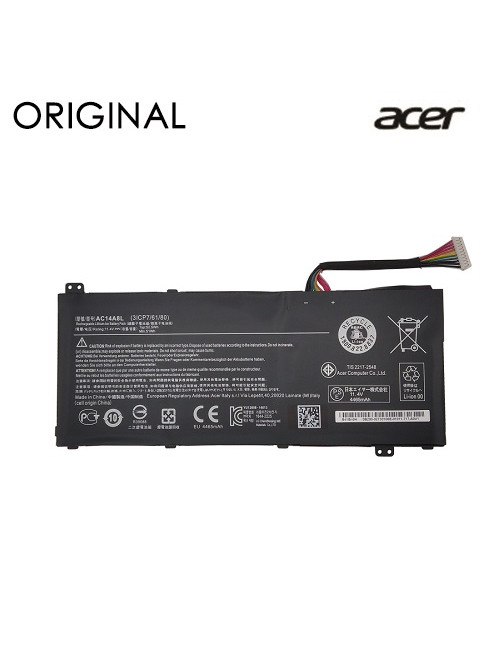 Notebook Battery ACER AC14A8L, 4465mAh, Original