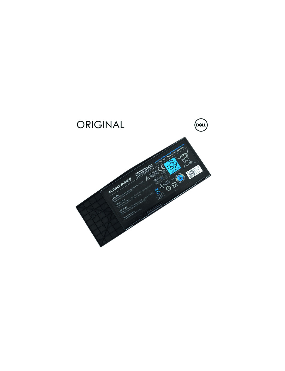 Notebook battery DELL 7XC9N, 8100mAh, Original