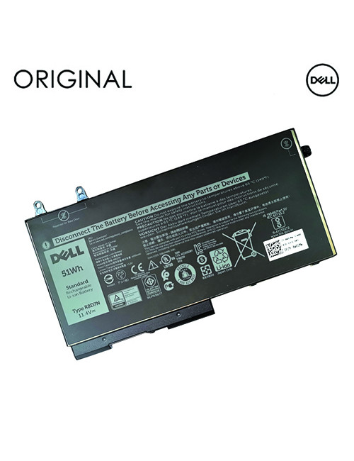 Notebook Battery DELL R8D7N, 4255mAh, Original