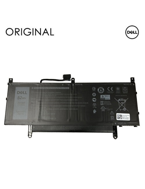 Notebook Battery DELL N7HT0, 52Wh, 6500mAh, Original