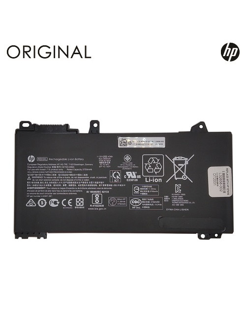 Nešiojamo kompiuterio baterija HP RE03XL, 3900mAh, Original