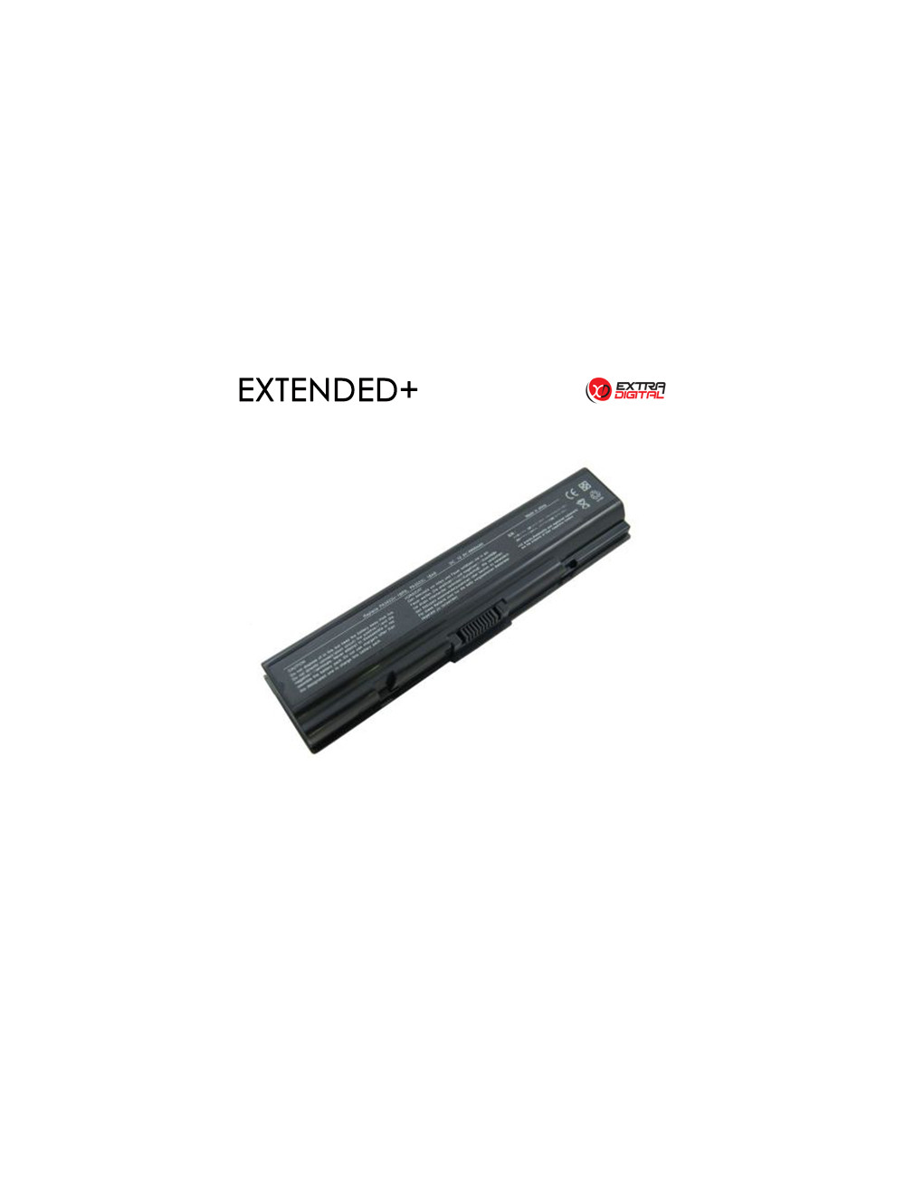 Notebook battery, Extra Digital Extended +, TOSHIBA PA3533U-1BRS, 8800mAh