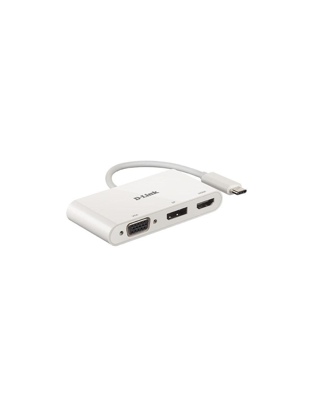 D-Link 3-in-1 USB-C to HDMI/VGA/DisplayPort Adapter DUB-V310 0.11 m