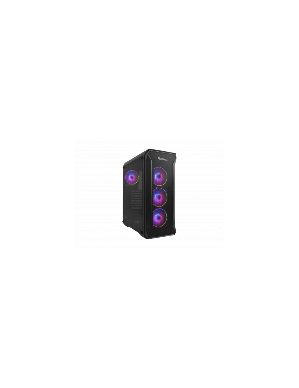 GENESIS IRID 505 ARGB Pc case, Midi tower, 2xUSB 3.0, 2xUSB 2.0, 2x Jack, Black