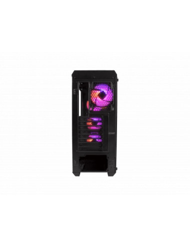 GENESIS IRID 505 ARGB Pc case, Midi tower, 2xUSB 3.0, 2xUSB 2.0, 2x Jack, Black