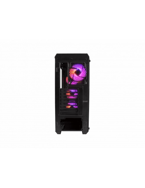 GENESIS IRID 505 ARGB Pc case, Midi tower, 2xUSB 3.0, 2xUSB 2.0, 2x Jack, Black