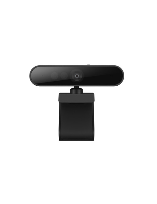 Lenovo Webcam 500 FHD Black, Pixel perfect high definition FHD 1080P video with 1/2.9 inch RGB sensor size. Effortless automatic