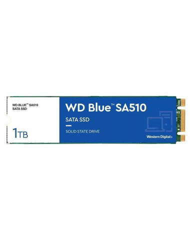 SSD|WESTERN DIGITAL|SA510|1TB|M.2|SATA 3.0|Write speed 520 MBytes/sec|Read speed 560 MBytes/sec|2.38mm|TBW 400 TB|MTBF 1750000 h