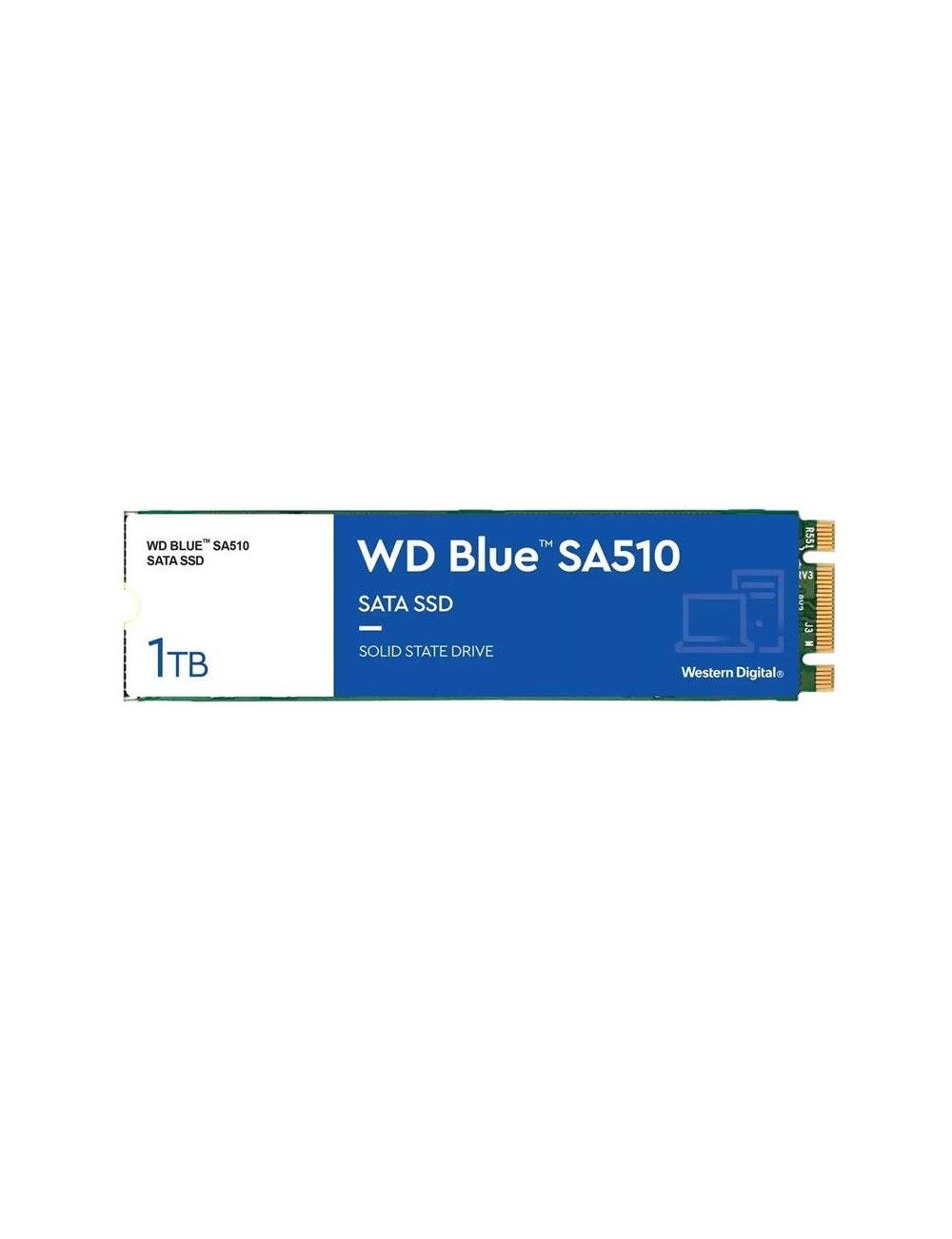 SSD|WESTERN DIGITAL|SA510|1TB|M.2|SATA 3.0|Write speed 520 MBytes/sec|Read speed 560 MBytes/sec|2.38mm|TBW 400 TB|MTBF 1750000 h