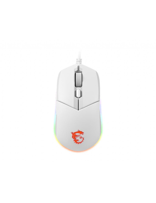 MOUSE USB OPTICAL GAMING/CLUTCH GM11 WHITE MSI