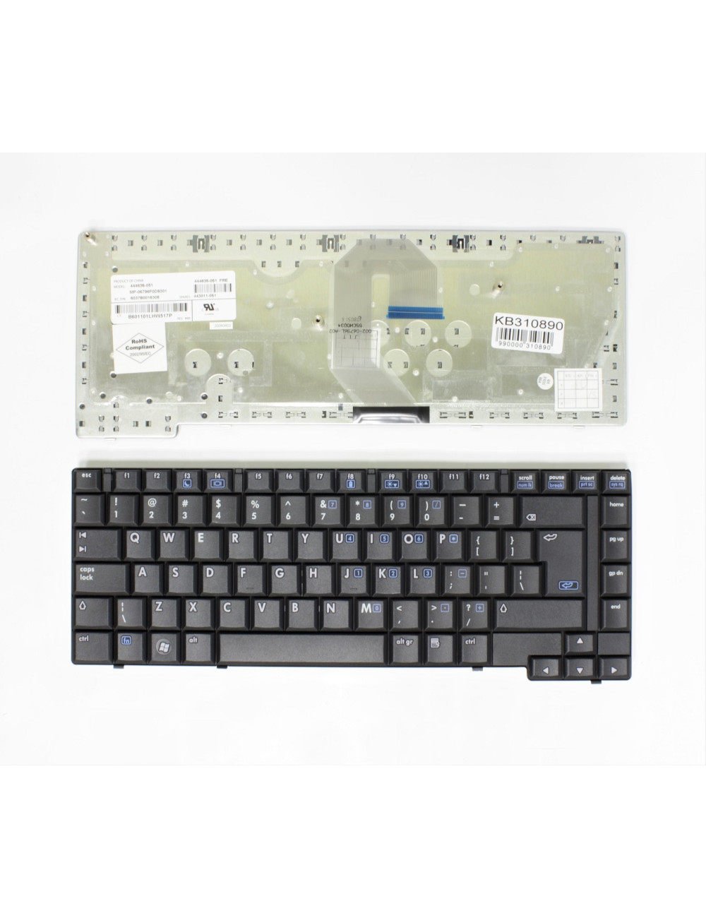 Keyboard HP Compaq: 6510, 6510B, 6515, 6515B