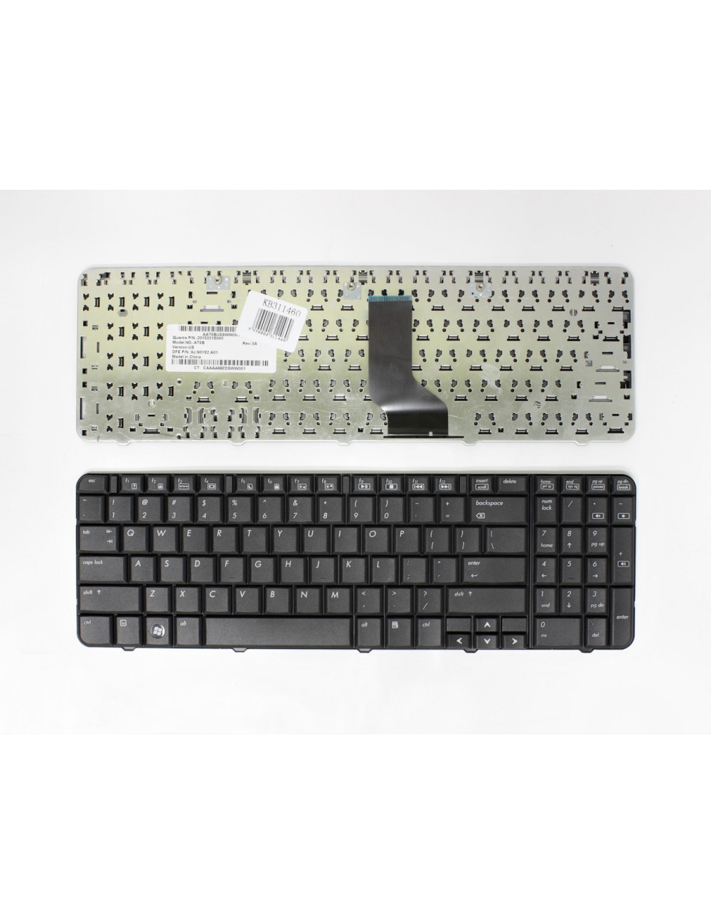 Klaviatūra HP Compaq Presario: CQ60, CQ60Z, G60, G60T