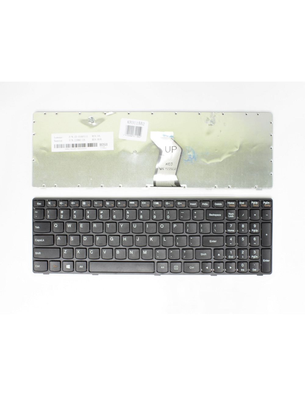 Klaviatūra LENOVO: IdeaPad: G500, G505, G510, G700, G710