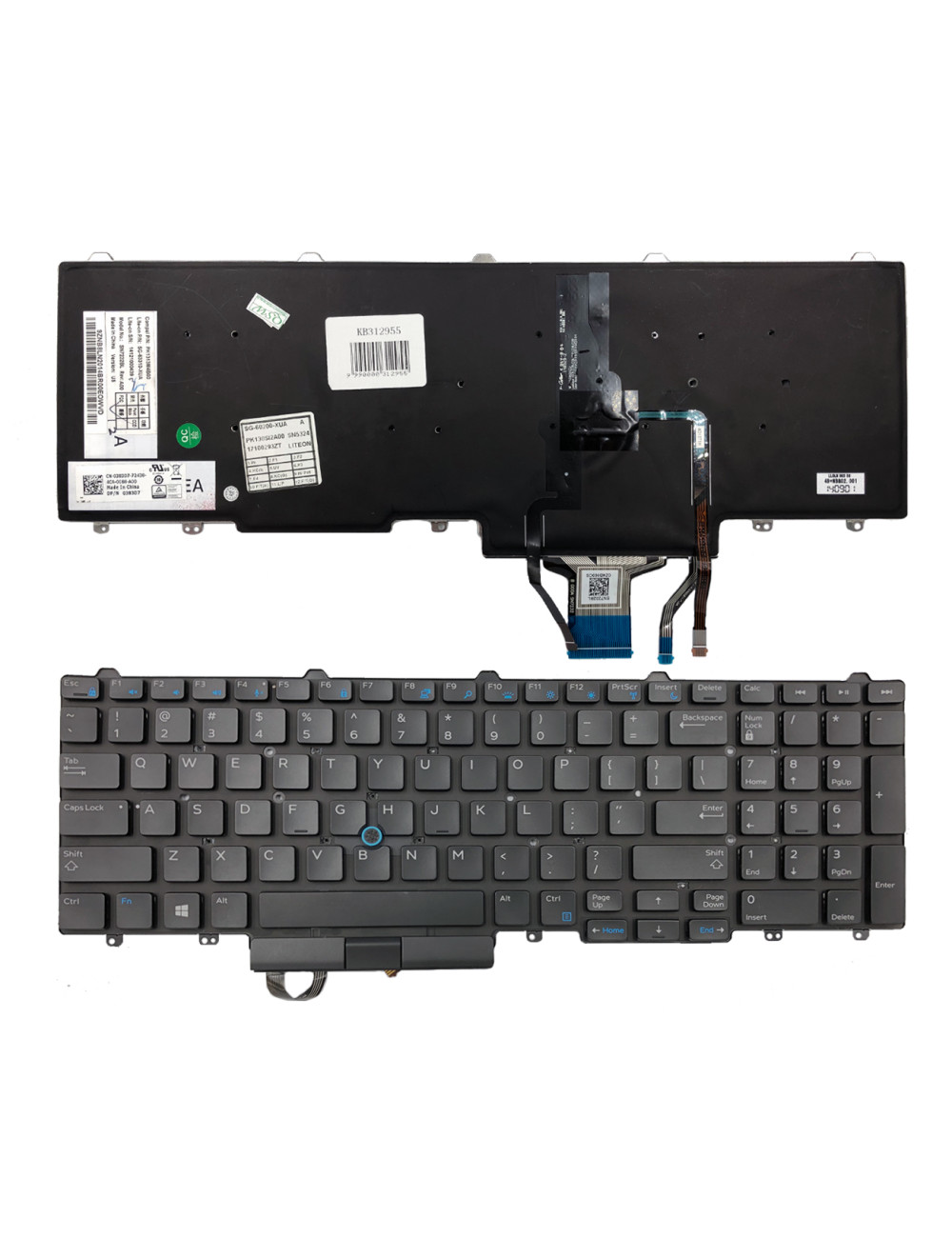 Keyboard Dell: Latitude E5550, 5580 / Precision 15 7510, 3510 / Precision 17 7710