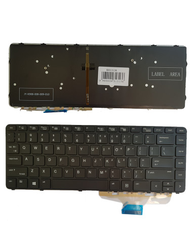 Keyboard HP: EliteBook Folio 1040 G3, 844423-001 with backlight