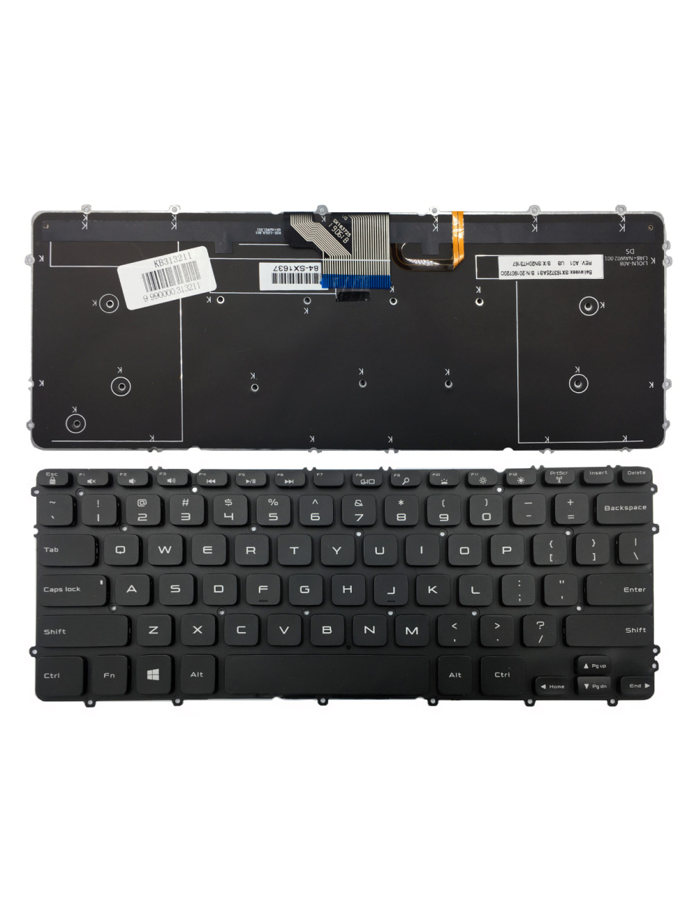 Keyboard Dell: Precision M3800 XPS 15 9530 with backlight