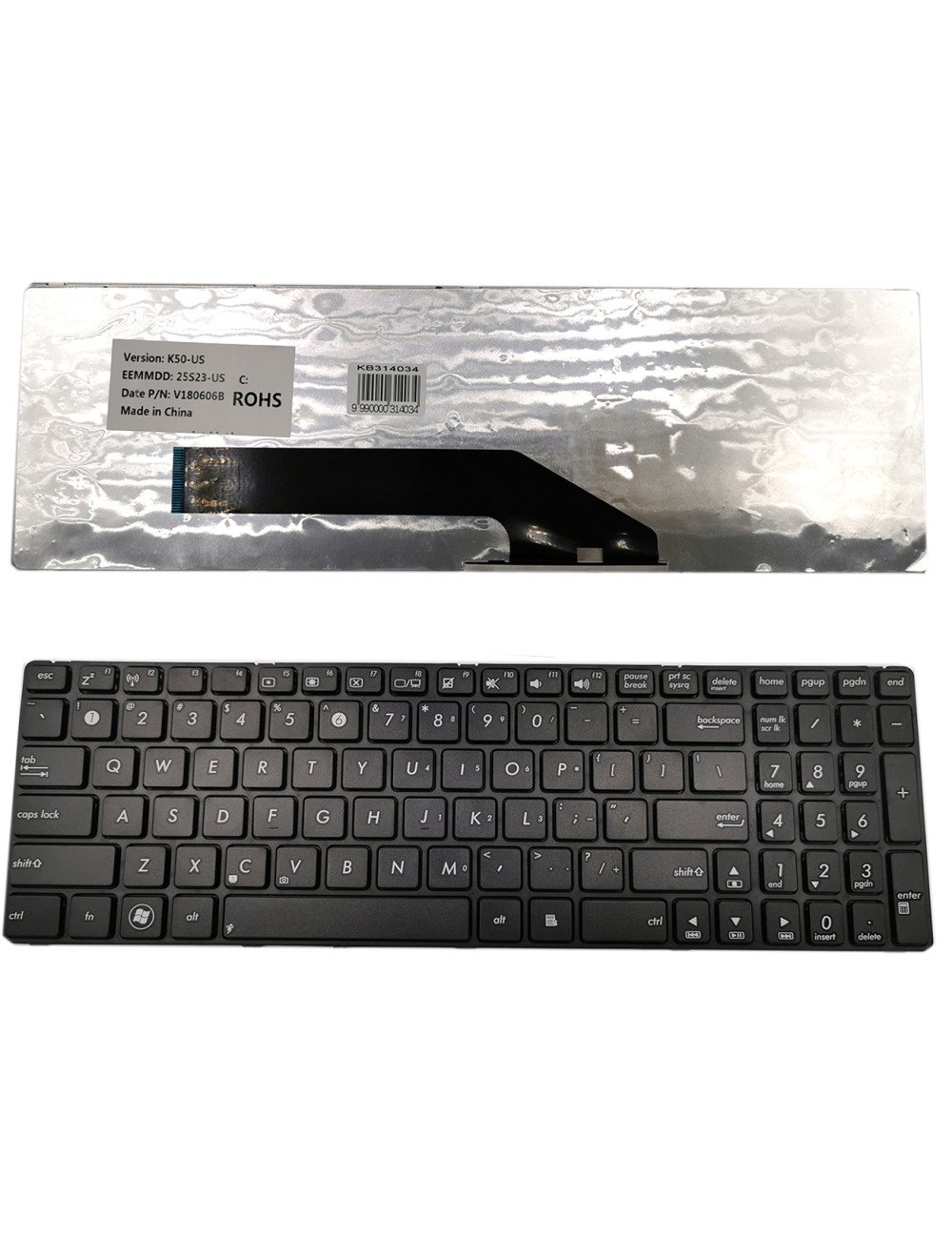 Keyboard ASUS: F52, K50, K50C, K50IJ, K50IN