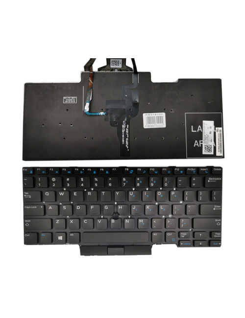 Klaviatūra DELL Latitude: E5450, E5470, E5480 su apšvietimu ir trackpoint