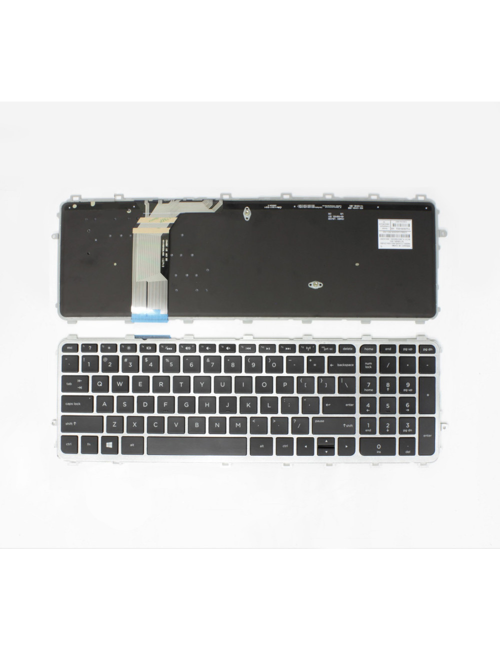 Keyboard HP Envy TouchSmart: 15-J, 17-J, M7-J, 17T-J with frame