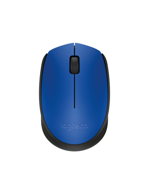 Logitech M171 Wireless Mouse, Black, Blue