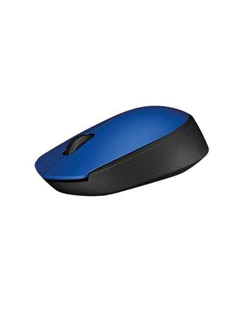 Logitech M171 Wireless Mouse, Black, Blue